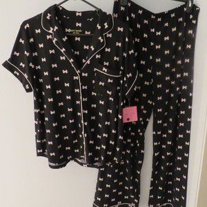 Kate Spade NWT Bow Print Pajama Set